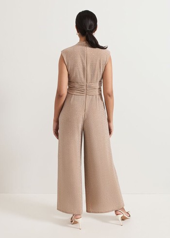 Phase Eight Petite Brea Jumpsuit Beige Canada | UXKIPC-712